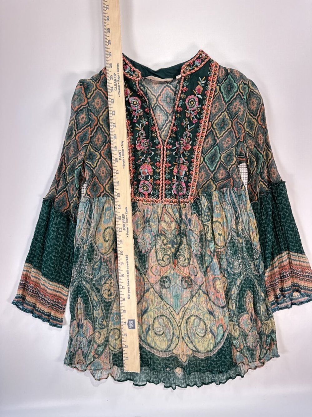 Soft Surroundings Women’s Peasant Tunic Embroidered Festival Small - Picture 12 of 13